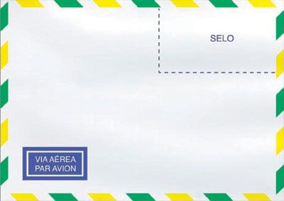 Envelope de carta para imprimir