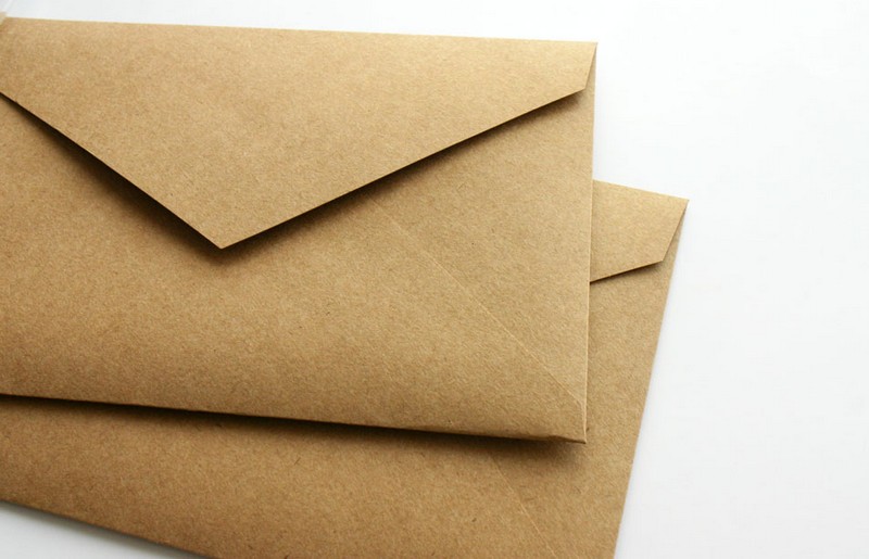 envelope de papel